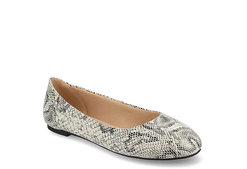Journee Collection Womens Kavn Flat - Snake 3 Journee Collection Womens Kavn Flat - Snake