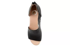 Journee Collection Womens Aretha Wedge Sandal - Black 14 Journee Collection Womens Aretha Wedge Sandal - Black -Skechers Store US 01 102152 05