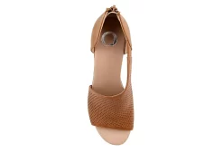 Journee Collection Womens Aretha Wedge Sandal - Cognac -Skechers Store US 01 102153 05
