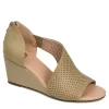 Journee Collection Womens Aretha Wedge Sandal - Taupe -Skechers Store US 01 102155 00