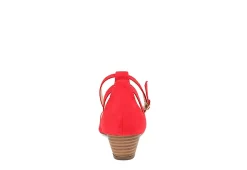 Journee Collection Womens Arkie Pump - Red -Skechers Store US 01 102160 04