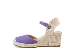 Journee Collection Womens Ashlyn Wedge Sandal - Purple -Skechers Store US 01 102163 03
