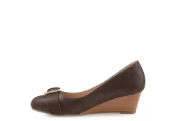 Journee Collection Womens Graysn Wedge Pump - Brown 12 Journee Collection Womens Graysn Wedge Pump - Brown -Skechers Store US 01 102243 03