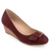 Journee Collection Womens Graysn Pump - Wine -Skechers Store US 01 102246 00