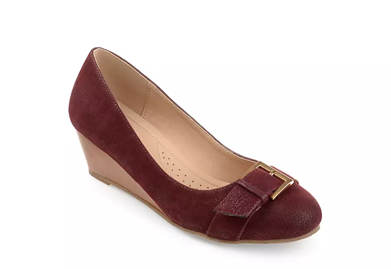 Journee Collection Womens Graysn Pump - Wine 3 Journee Collection Womens Graysn Pump - Wine