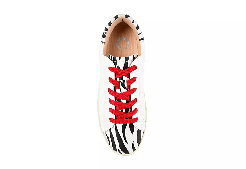 Journee Collection Womens Erica Sneaker - Zebra 8 Journee Collection Womens Erica Sneaker - Zebra - Image 6