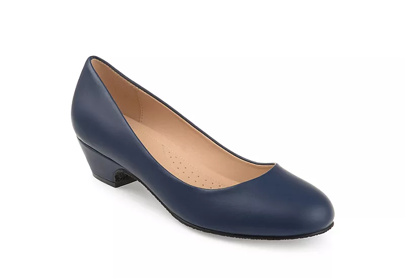 Journee Collection Womens Saar Pump - Navy 3 Journee Collection Womens Saar Pump - Navy
