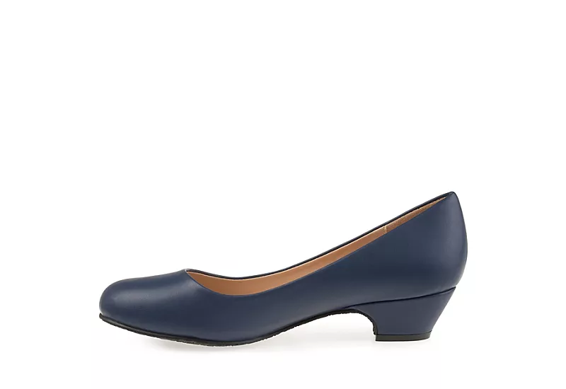 Journee Collection Womens Saar Pump - Navy 6 Journee Collection Womens Saar Pump - Navy - Image 4
