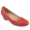 Journee Collection Womens Saar Pump - Red -Skechers Store US 01 103358 00
