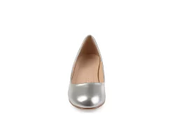 Journee Collection Womens Saar Pump - Silver -Skechers Store US 01 103359 02