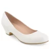 Journee Collection Womens Saar Pump - White 2 Journee Collection Womens Saar Pump - White -Skechers Store US 01 103360 00