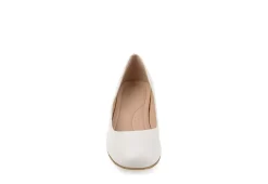 Journee Collection Womens Saar Pump - White 11 Journee Collection Womens Saar Pump - White -Skechers Store US 01 103360 02