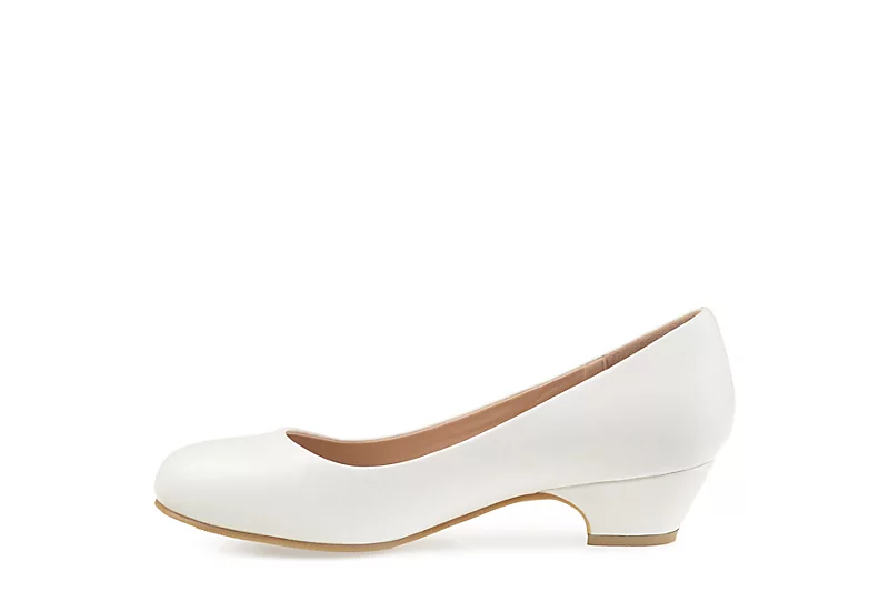 Journee Collection Womens Saar Pump - White 6 Journee Collection Womens Saar Pump - White - Image 4