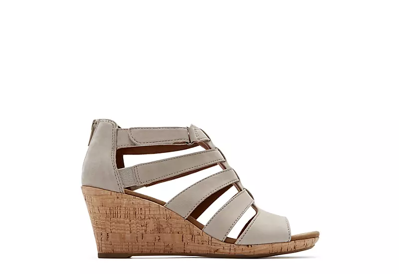 Rockport Womens Briah Gladiator Sandal - Taupe 4 Rockport Womens Briah Gladiator Sandal - Taupe - Image 2
