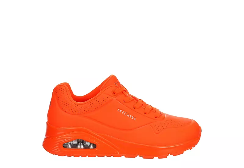 Skechers Womens Uno Sneaker - Orange 4 Skechers Womens Uno Sneaker - Orange - Image 2