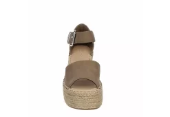 Michael By Michael Shannon Womens Giulia Wedge Sandal - Taupe -Skechers Store US 01 105204 02
