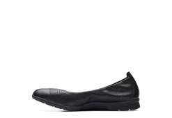 Clarks Womens Jeanette Ease Flat - Black -Skechers Store US 01 105283 03