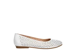 Mootsies Tootsies Womens Belva Flat - White -Skechers Store US 01 105350 01