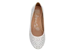 Mootsies Tootsies Womens Belva Flat - White -Skechers Store US 01 105350 05