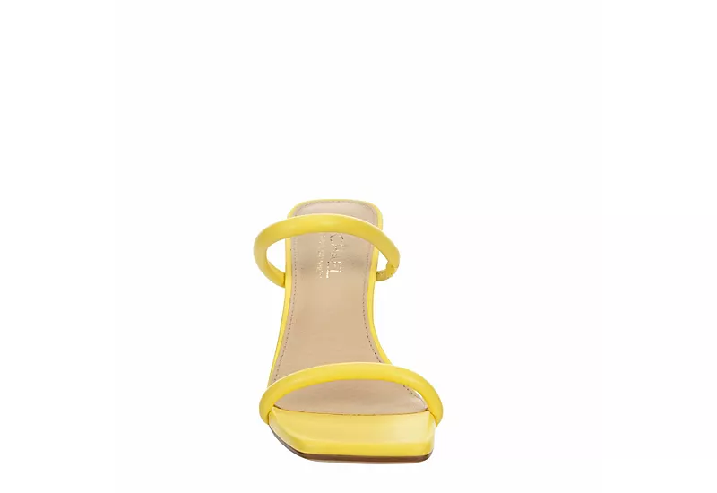 Michael By Michael Shannon Womens Dionne Slide Sandal - Yellow 5 Michael By Michael Shannon Womens Dionne Slide Sandal - Yellow - Image 3
