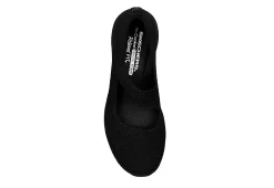 Skechers Womens Uplifted Slip On Sneaker - Black -Skechers Store US 01 105678 03