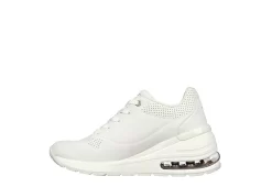Skechers Womens Million Air Elevated Air Sneaker - White 11 Skechers Womens Million Air Elevated Air Sneaker - White -Skechers Store US 01 105684 02