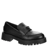Steve Madden Womens Lawrence Loafer - Black
