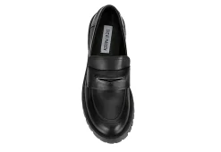 Steve Madden Womens Lawrence Loafer - Black -Skechers Store US 01 105703 05