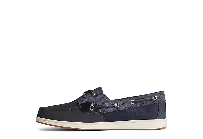 Sperry Womens Coastfish 2-eye Boat Shoe - Navy 5 Sperry Womens Coastfish 2-eye Boat Shoe - Navy - Image 3