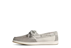 Sperry Womens Coastfish 2-eye Boat Shoe - Pale Grey -Skechers Store US 01 105709 02
