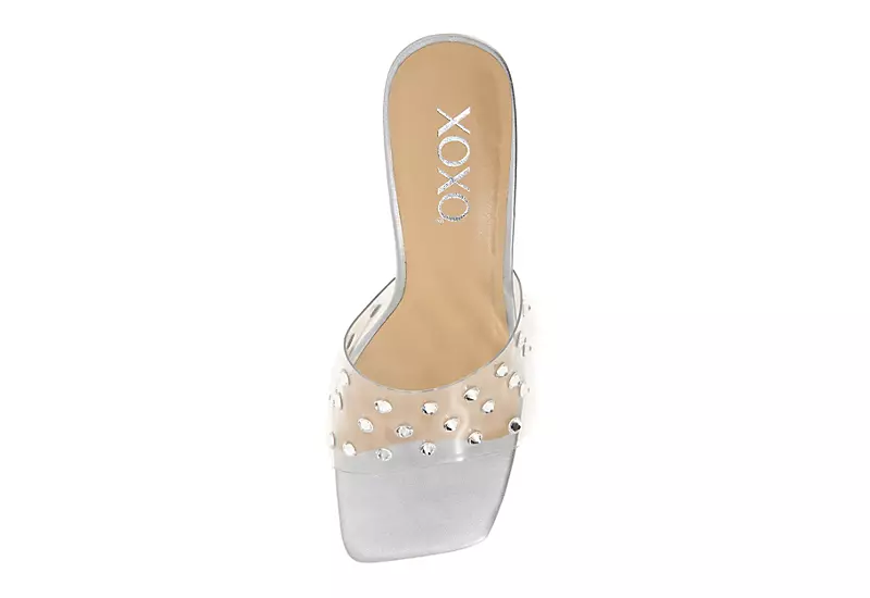 Xoxo Womens Razia Sandal - Clear 7 Xoxo Womens Razia Sandal - Clear - Image 5