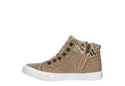 Blowfish Womens Kora High Top Sneaker - Taupe -Skechers Store US 01 105833 03