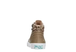 Blowfish Womens Kora High Top Sneaker - Taupe -Skechers Store US 01 105833 04
