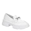 Steve Madden Womens Trifecta Loafer - White