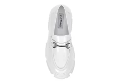 Steve Madden Womens Trifecta Loafer - White -Skechers Store US 01 105877 05