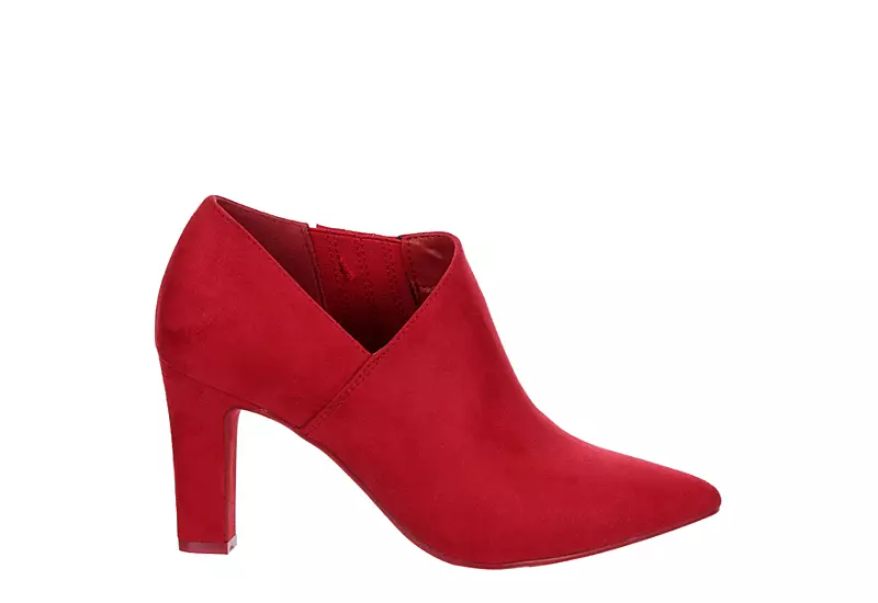 Michael By Michael Shannon Womens Nora Bootie - Red 4 Michael By Michael Shannon Womens Nora Bootie - Red - Image 2