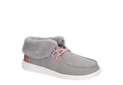 Heydude Womens Britt Slip On Sneaker - Grey