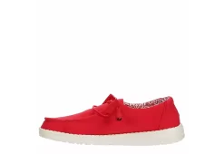 Heydude Womens Wendy Slip On Sneaker - Red -Skechers Store US 01 106161 03