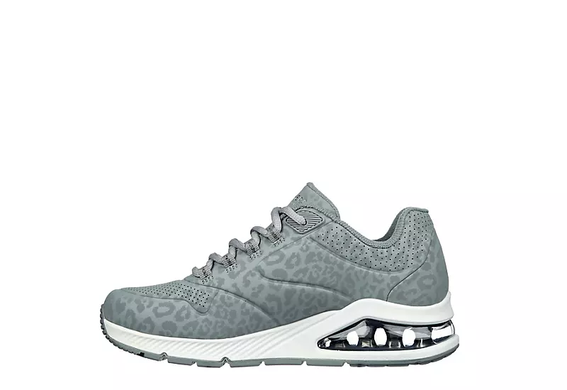 Skechers Womens Uno 2 Sneaker - Grey 5 Skechers Womens Uno 2 Sneaker - Grey - Image 3