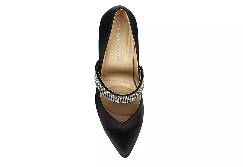 Adrienne Vittadini Womens Notion Pump - Black 8 Adrienne Vittadini Womens Notion Pump - Black - Image 6