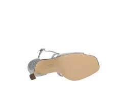 N By Nina Womens Dorean Sandal - Silver -Skechers Store US 01 106402 06