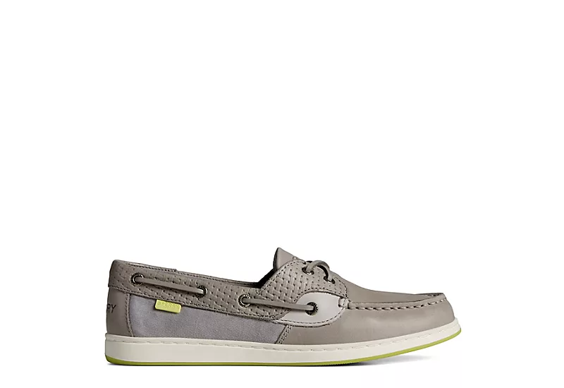 Sperry Womens Coastfish 2-eye Boat Shoe - Grey 4 Sperry Womens Coastfish 2-eye Boat Shoe - Grey - Image 2
