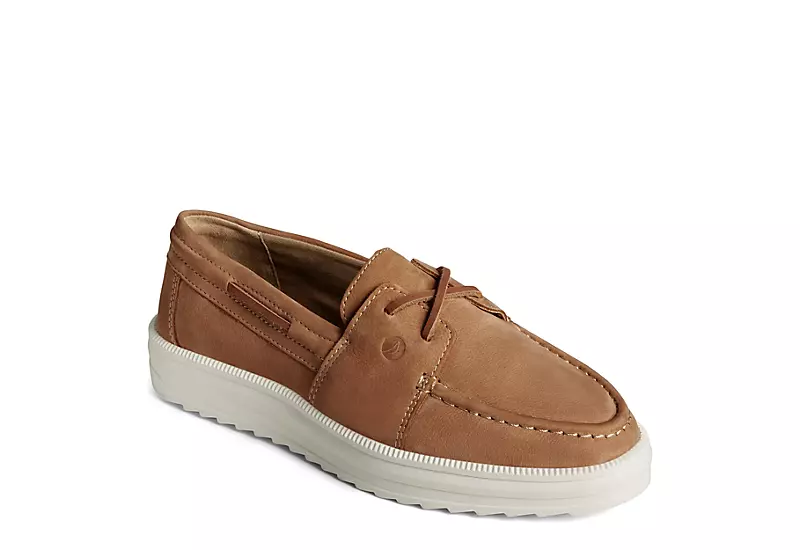 Sperry Womens Cruise Plushstep Boat Shoe - Tan 3 Sperry Womens Cruise Plushstep Boat Shoe - Tan