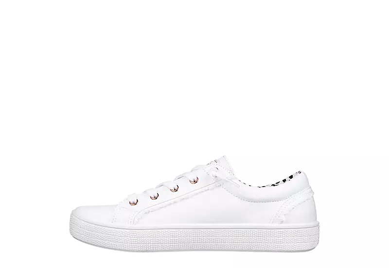 Skechers Womens B Extra Cute 2cute4u Slip On Sneaker - White 5 Skechers Womens B Extra Cute 2cute4u Slip On Sneaker - White - Image 3