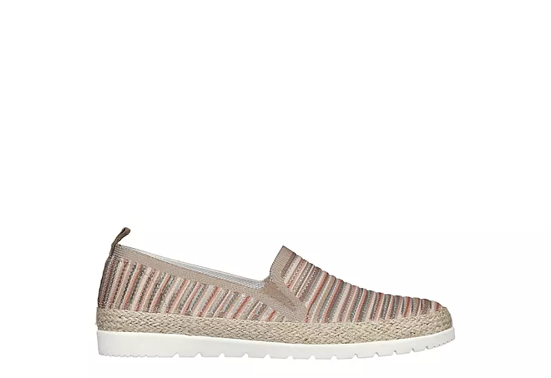 Skechers Womens Flexpadrille 3.0 Serene Sweetie Slip On Sneaker - Taupe 4 Skechers Womens Flexpadrille 3.0 Serene Sweetie Slip On Sneaker - Taupe - Image 2