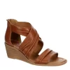 Eurosoft Womens Ginnifer Wedge Sandal - Brown -Skechers Store US 01 106977 00