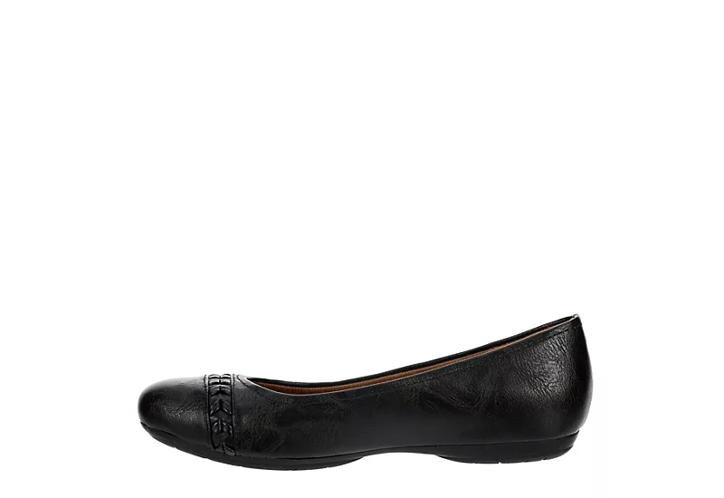 Eurosoft Womens Sifton Flat - Black 6 Eurosoft Womens Sifton Flat - Black - Image 4