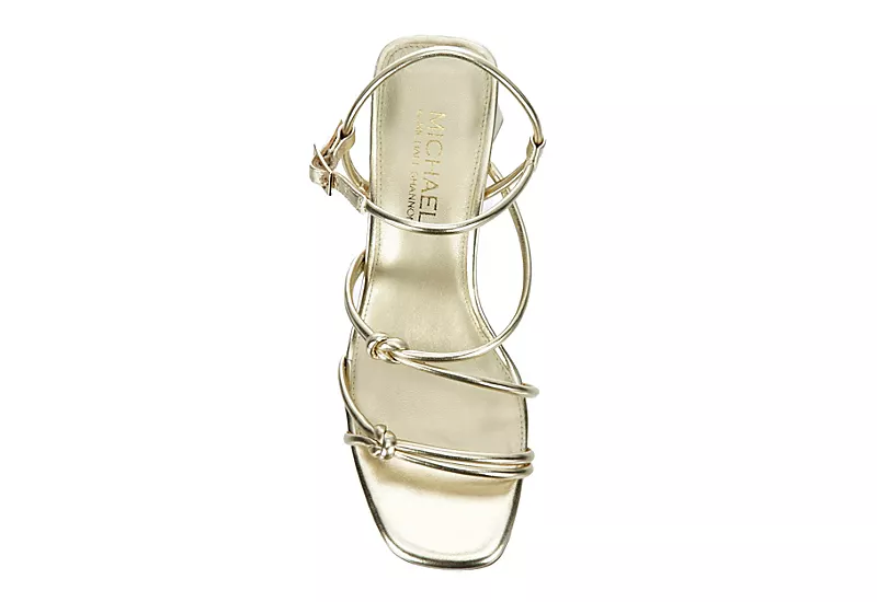 Michael By Michael Shannon Womens Tristan Sandal - Gold 8 Michael By Michael Shannon Womens Tristan Sandal - Gold - Image 6