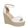 Michael By Michael Shannon Womens Baye Wedge Sandal - White -Skechers Store US 01 107019 00