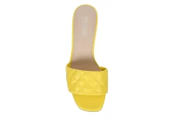 Michael By Michael Shannon Womens Riya Slide Sandal - Yellow -Skechers Store US 01 107027 05
